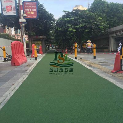 彩色陶瓷防滑颗粒防滑路面