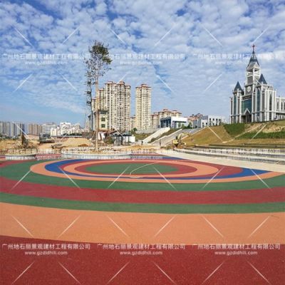 新开河河岸整治工程透水混凝土地面应用案例